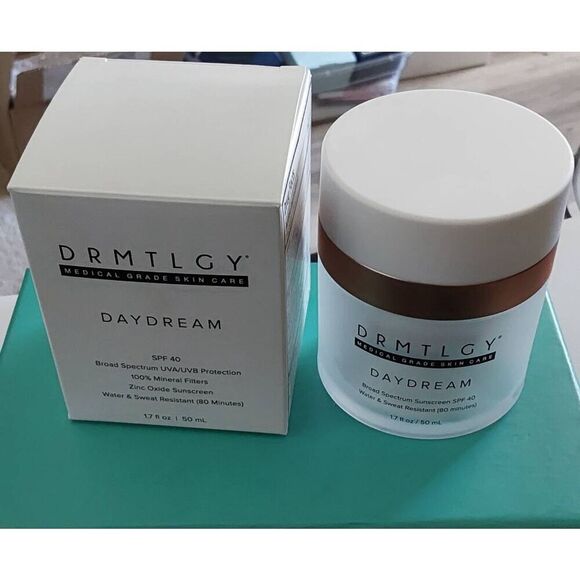 BNIB~DRMTLGY Daydream Broad Sunscreen & Face Moisturizer SPF 40 - Picture 1 of 5